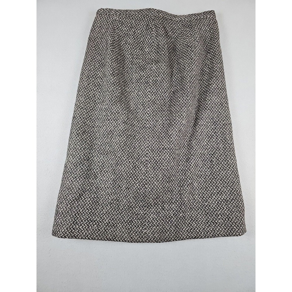 Robert Noble Vintage Wool Pencil Skirt Made In Scotland Brownish Gray 28 x 24.5
